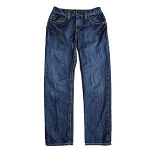 Ariat FR Mens M3 Loose Straight Denim Jeans 29×34 Cat 2 Flame Resistant Blue